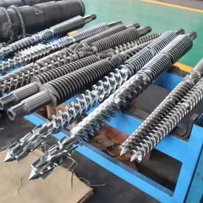High Quality Double Screw Barrel/38crmoala Screw Barrel/Twin Conical Screw Barrel for ...