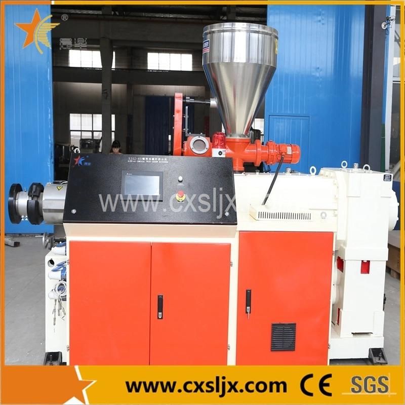Plastic Machine Conical Twin Screw Extruder for PVC