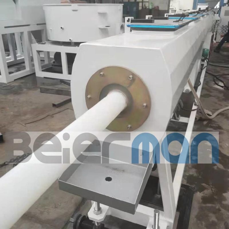 75mm-160mm PE HDPE 3 Layers Plastic Pipe Single Screw Co-Extrusion Production Line Sj65 Sj75 Model Extruder Machine