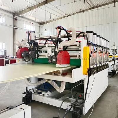 Plastic PVC / UPVC Foam Sheet Making Extruder Extrusion Line