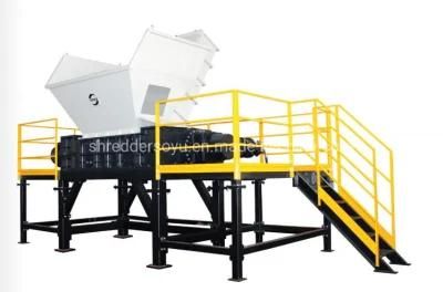 China Manufacturer Twin Shaft Machine Shredder