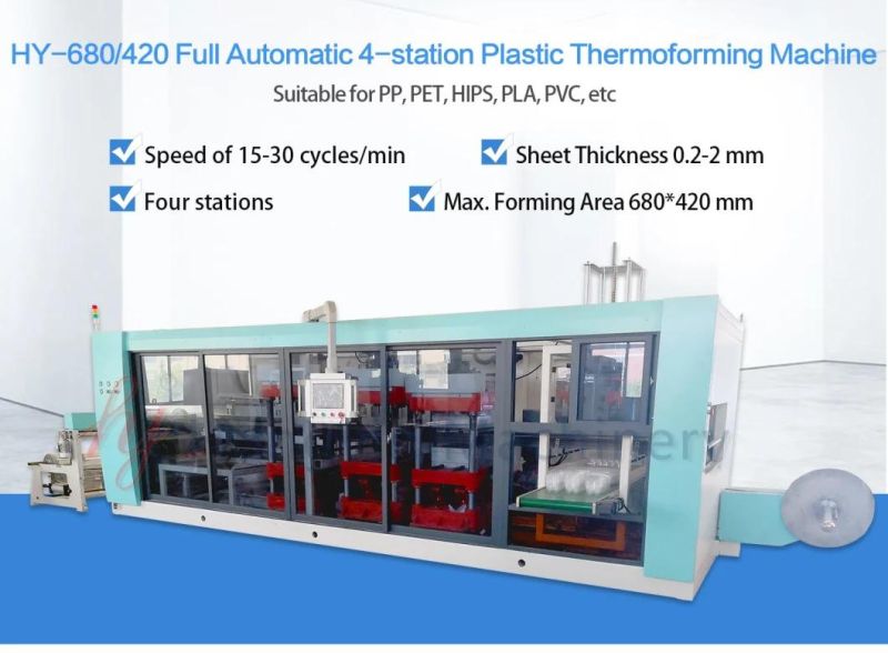 Automatic Plastic Forming Machine Flower Pot Making Machine