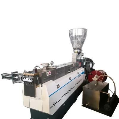 PP PE CaCO3 Masterbach Plastic Twin Screw Extruder Machine