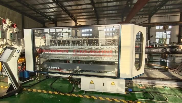 Good Quality Low Price High Speed 90mm-315mm HDPE Dwc Double Wall Corrugated Pipe Making Machines