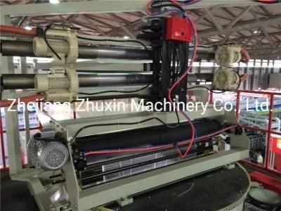 Full Automatic Three Layer Film Blowing Machine with IBC &amp; Haul-off Rotary &EPC&Automatic ...