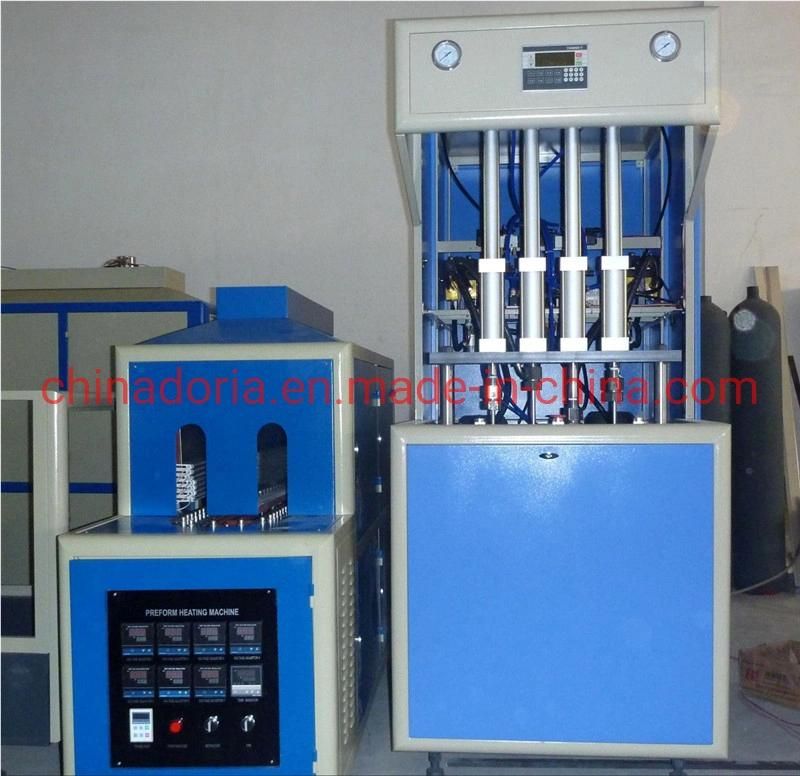 Semi-Automatic Stretch Blow/Blowing Molding Machine for 600ml Plastic Bottle