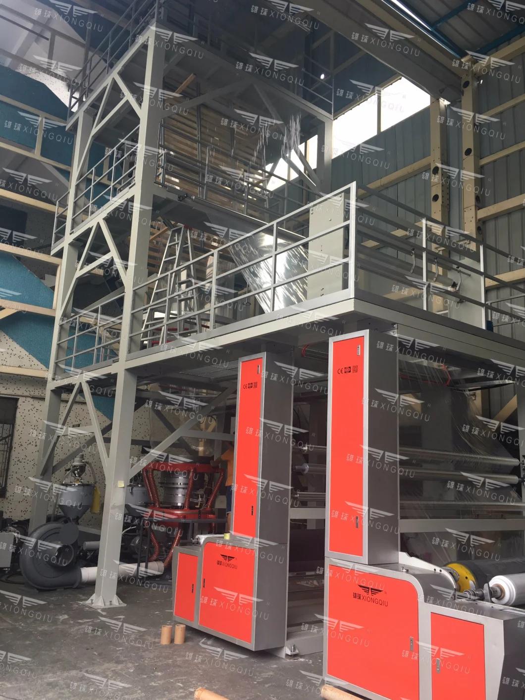 2200mm PE ABC 3 Layers Co-Extrusion Film Blowing Machine with Back to Back Automatic Winder and Rotary Die Head
