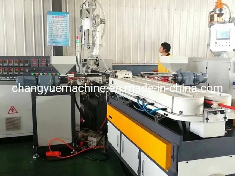 Good Price PVC Plastic Single Wall Corrugated Pipe Extruder Machine