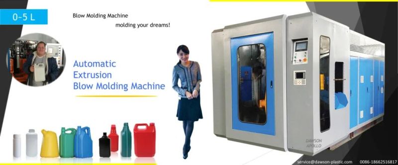 HDPE Motor Oil Bottles Automatic Blow Molding Machine