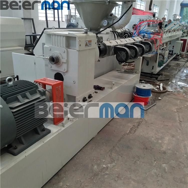 2021 New Technology 25mm 35mm Two Cavity PE Koi Filters Single Screw Extrusion Production Line PLC Touch Screen System Easy Operation