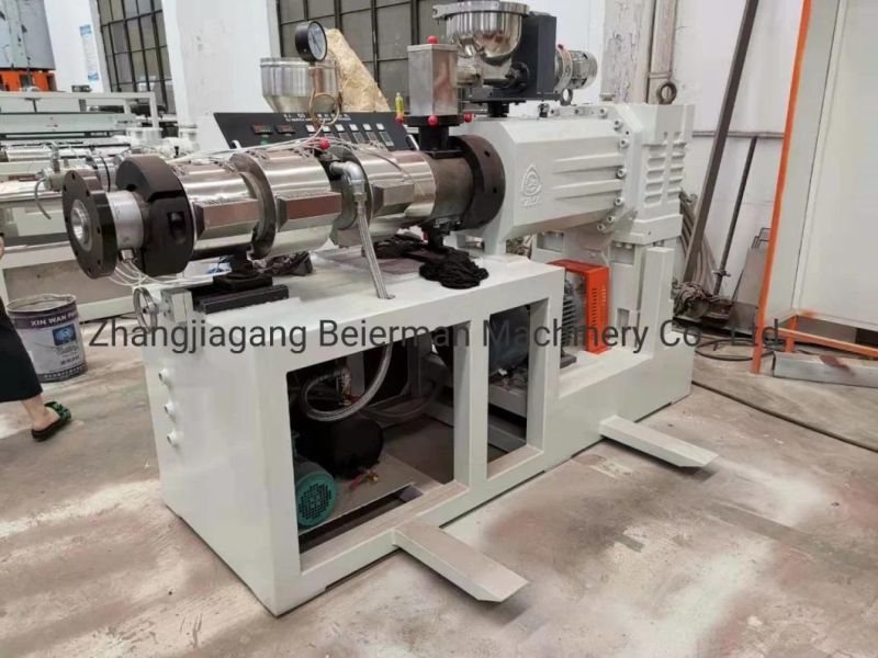 Manufacturer of Sjsz65/132 Sjsz80/156 Model Counter-Rotating Conical Twin-Screw Extruder for Extrusion PVC Products
