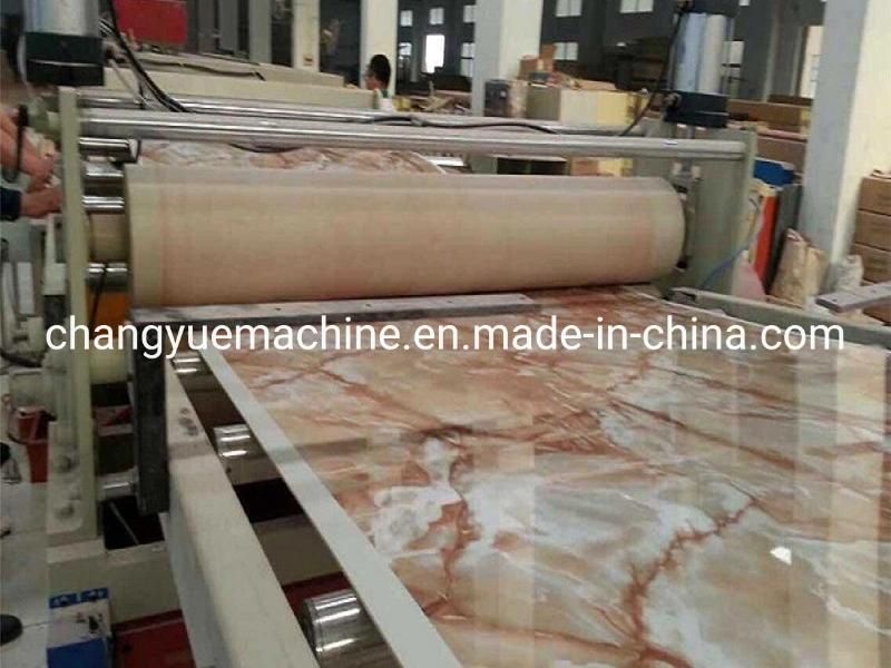 New Generation PVC Artifical Marble Sheet Production Line