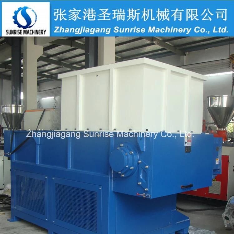 1000kg/H HDPE PP Lump Pipe Hard Plastic Single Shaft Shredder