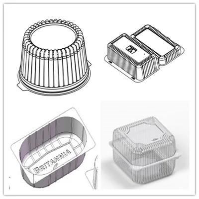 BOPS Thermoformer/ Plastic Lid Thermoforming Machine for PS/Pet/PVC Film