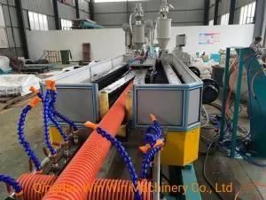 100-630mm PE Pipe Double Wall Corrugated Pipe Extrusion Line