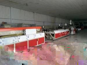 UPVC WPC Wood Furniture Board Door Window Frame Profile Making Machine / Extrusion ...