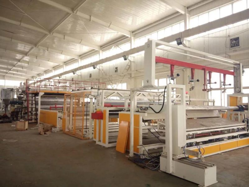 Plastic Water Drainage Dimpled Sheet Extrusion Machine