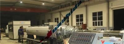 HDPE Hollow Structure Wall Spiral Pipe Plastic Extruder Extrusion Line