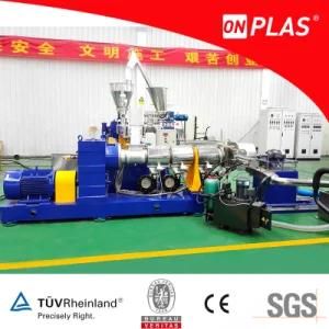 Black Masterbatch Double Stage Extruder 600kg Per Hour