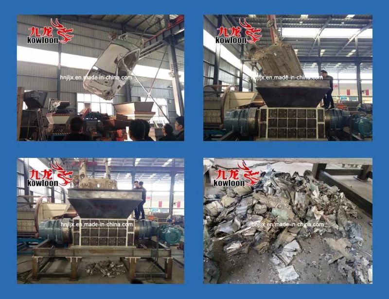 Large Capacity Industrial Double Shaft Waste Shredder