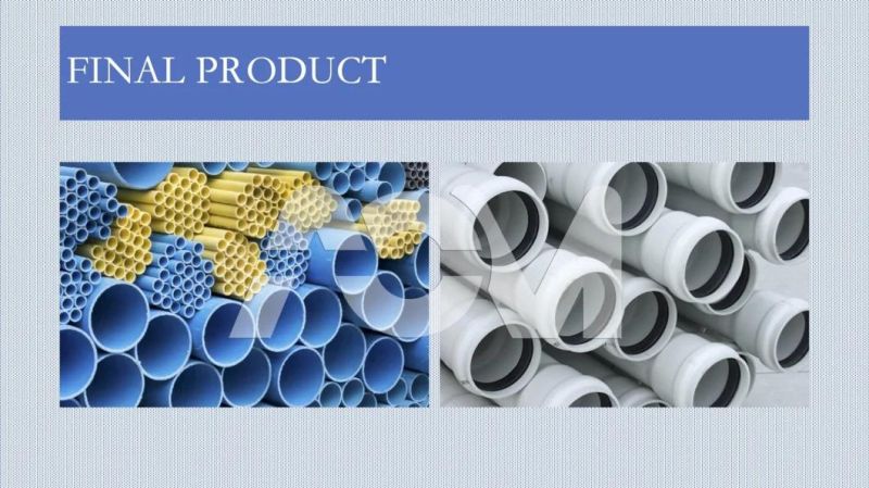 Plastic UPVC Pipe PVC HDPE PPR PE PP Water Electric Conduit Pipe Extrusion Production Line
