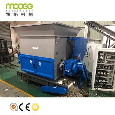 PP PE film jumbo bags single shaft shredder machine