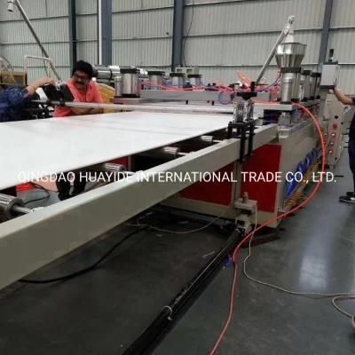 China Manufacturing WPC / PVC Foam Board Making Machine