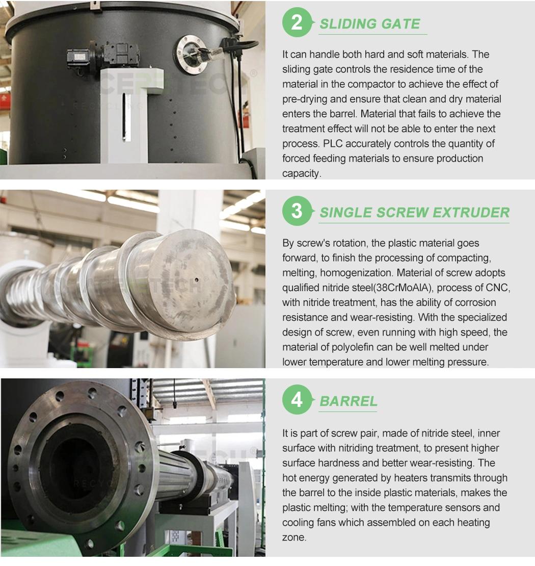 Economic Plastic Double Stage Pellet Underwater Pelletizing Making Line