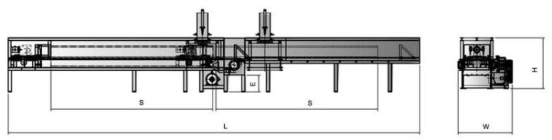 Horizontal Pipe Shredder/PE/Pet Pipe Shredder/PVC Pipe Shredder/HDPE Pipe Shredder/Wtph40150-3