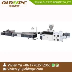 High Capacity PP/PE Construction Hollow Profile Extruder Plastic Machinery