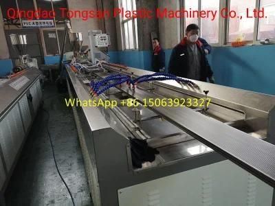 PP PE WPC Decking Post Fence Machine / Wood Plastic Composite Profile Machine / Waste ...
