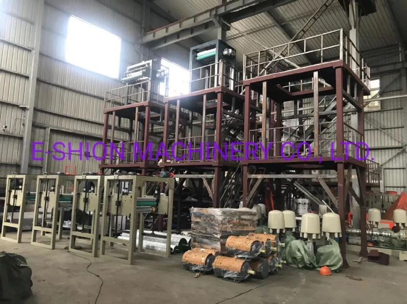High Speed 3 Layer Rotary Die Head Biodegradable Film Blowing Machine