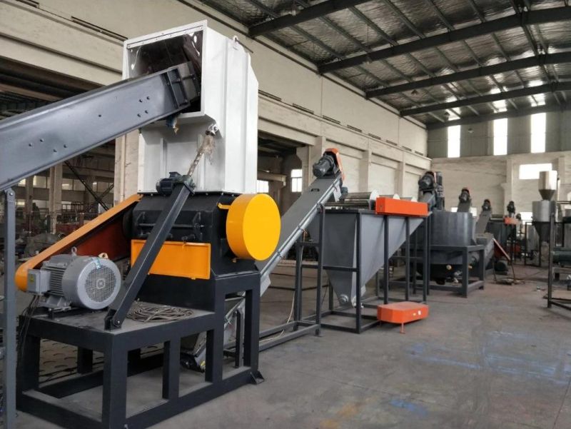 500kg Pet Bottle Flakes Crushing Washing Recycling Machine
