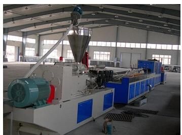 PVC Corrugated Sheet Extrusion Production Line