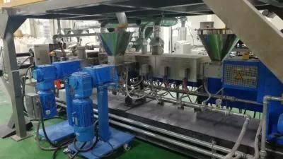 Plastic Recycle Films Mother Baby Double Stage Pelletizing Extruder
