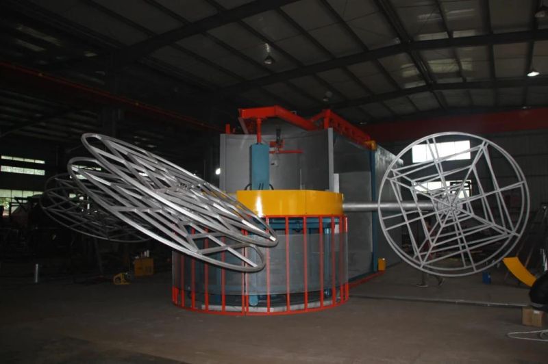 Customized Rotational 3.6m Roto Molding Rotomolding 4 Arms Carousel Machine