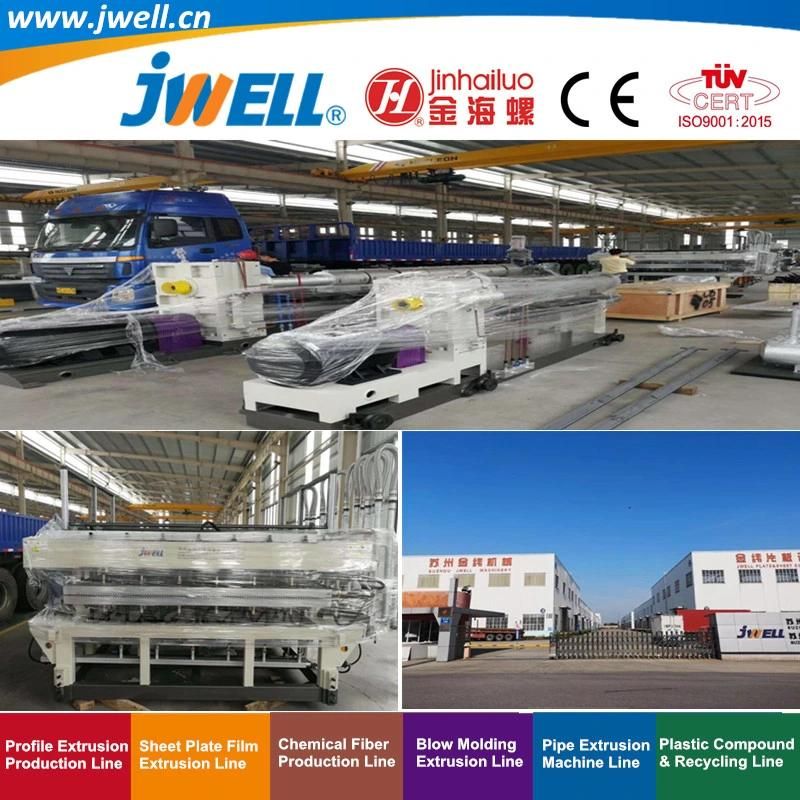 Jwell-PP|PC|PE Plastic Hollow Sheet Recycling Agricultural Making Extruder Machine for Building Construction Template Instead of Woody Plate Line