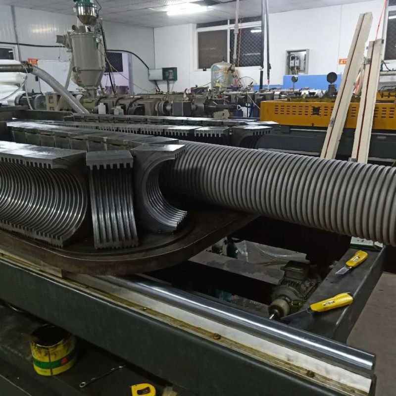 PE PP PVC Series Single-Wall/Double-Wall Corrugated Pipe Extrusion Pruduction Line Machine
