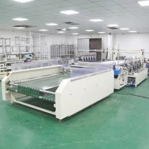 Ultrasonic Fabric Embossing Laminating Quilting Shower Curtain Machine