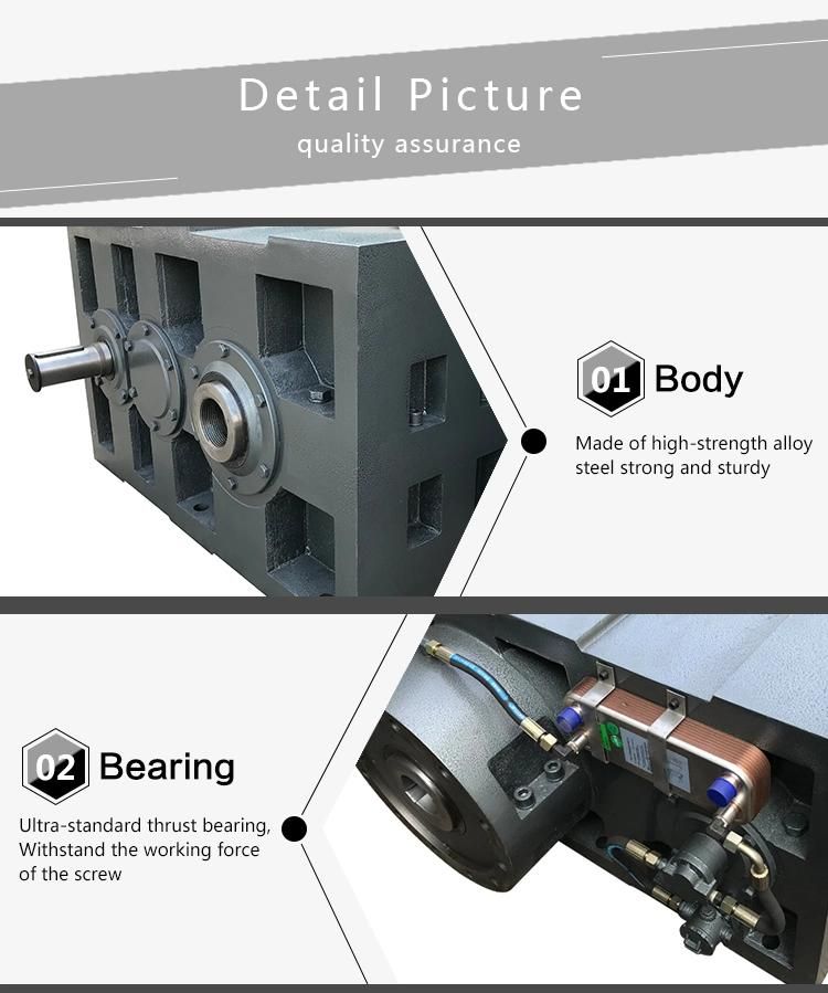 High Quality Helical Gearbox for Plastic Extruder Machine