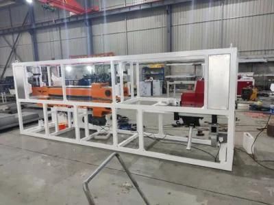 Two Output Plastic PVC Cable Electric Wireway Trough Making Machinery with Stable Working