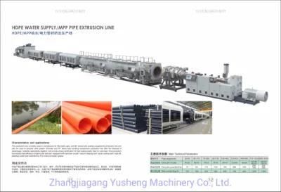UPVC Double Pipe Making Machine