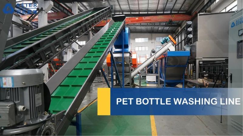Pet Bottle Plastic Crushing Washing Drying Recycling Line