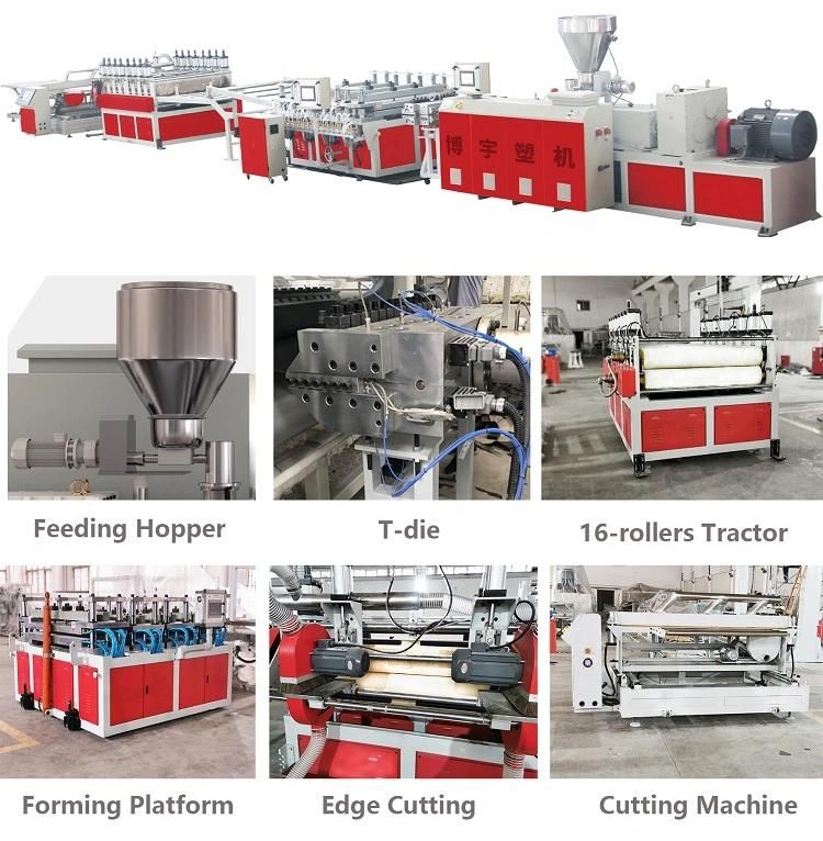 PVC Crust Foam Board Extrusion Line/Production Line with CE