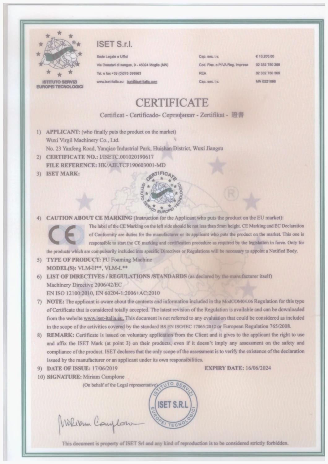PU Foam Machine for Disinfection Cabinet Production Line