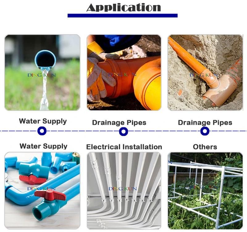 Plastic PVC Double Pipe Machine / Water Pipe Extrusion Machine Line