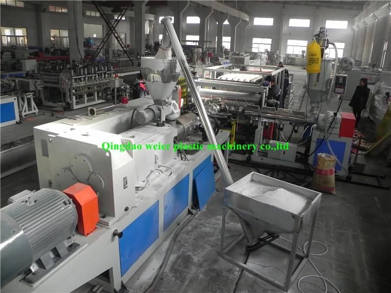 PVC ASA Plastic Glazed Roof Tile Making Machine