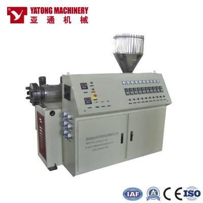 Yatong Sj Series Plastic PVC PP PE PS Single Screw Extruder Machinery