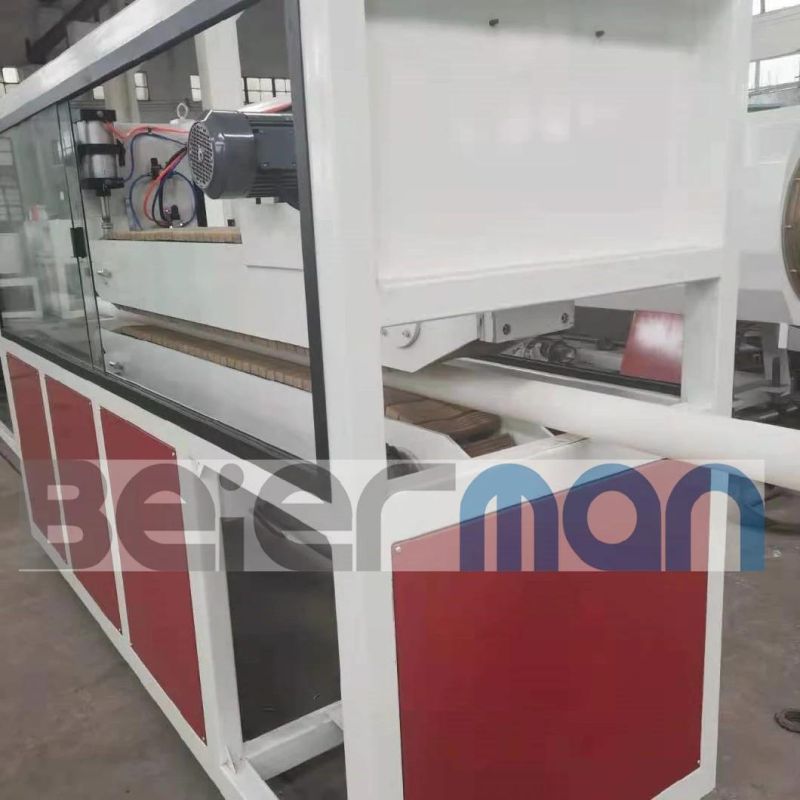Mold Customized 80mm 90mm 110mm PE HDPE PP Pipe Making Line Sj65/33 Single Screw Extruder Production Line Fast Delivery