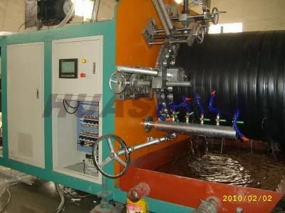 HDPE Plastic Hollow Wall Winding Large Pipe Machine Extruder